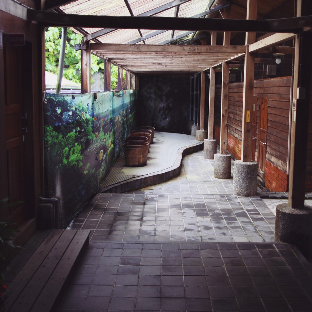 很日式古风的苏澳冷泉