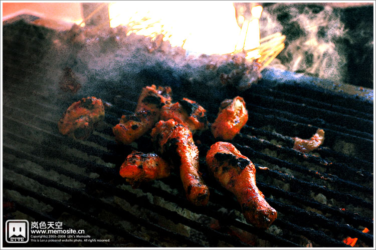 午餐跟晚餐，除了烧烤还是烧烤