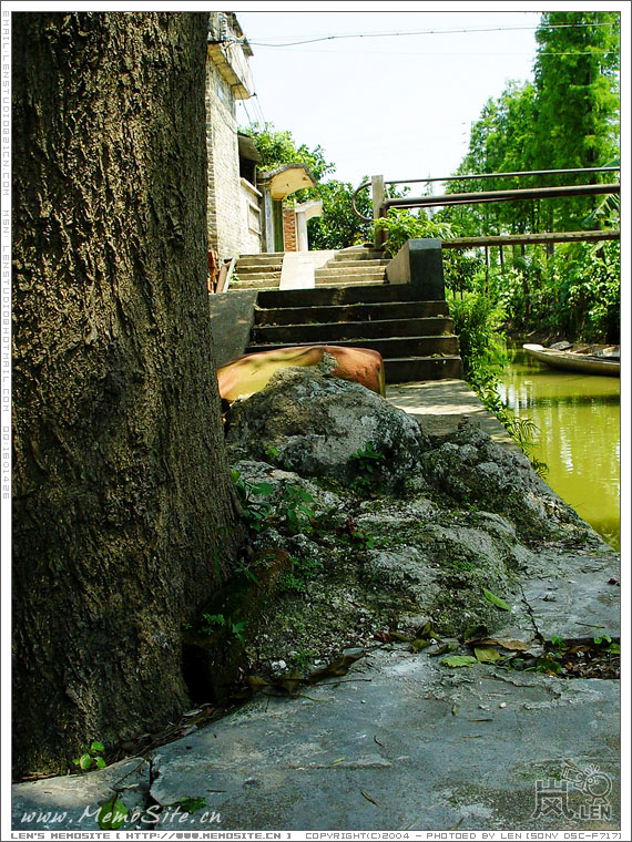 继续环视四周，古老的水乡不乏现代的气息